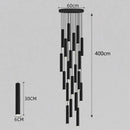GobekUsa Crystal Chandelier Stair Pendant Lamp Living Room Lights Interior Lighting