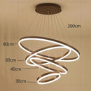 GobekUsa Crystal Chandelier Stair Pendant Lamp Living Room Pendant Lights Interior Lighting