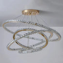 GobekUsa Crystal Chandelier Stair Pendant Lamp Living Room Pendant Lights Interior Lighting