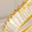 GobekUsa Crystal Chandelier Stair Pendant Lamp Living Room Pendant Lights Interior Lighting