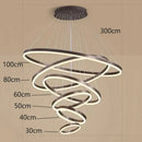 GobekUsa Crystal Chandelier Stair Pendant Lamp Living Room Pendant Lights Interior Lighting