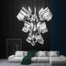GobekUsa Crystal Chandelier Stair Pendant Living Room Lighting Modern Interior Pendant Lights