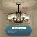 GobekUsa Crystal Chandelier Villa Living Room Lighting