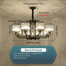 GobekUsa Crystal Chandelier Villa Living Room Lighting