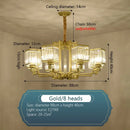 GobekUsa Crystal Chandelier Villa Living Room Lighting