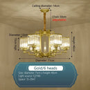 GobekUsa Crystal Chandelier Villa Living Room Lighting