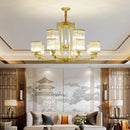 GobekUsa Crystal Chandelier Villa Living Room Lighting