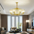 GobekUsa Crystal Chandelier Villa Living Room Lighting
