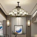 GobekUsa Crystal Chandelier Villa Living Room Lighting