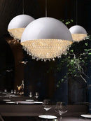 GobekUsa Crystal Chandelier: Nordic Luxury Lighting for Living Room, Bedroom, and Dining Area