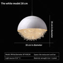 GobekUsa Crystal Chandelier: Nordic Luxury Lighting for Living Room, Bedroom, and Dining Area