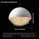 GobekUsa Crystal Chandelier: Nordic Luxury Lighting for Living Room, Bedroom, and Dining Area
