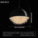 GobekUsa Crystal Chandelier: Nordic Luxury Lighting for Living Room, Bedroom, and Dining Area