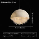 GobekUsa Crystal Chandelier: Nordic Luxury Lighting for Living Room, Bedroom, and Dining Area