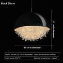 GobekUsa Crystal Chandelier: Nordic Luxury Lighting for Living Room, Bedroom, and Dining Area