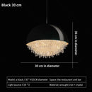 GobekUsa Crystal Chandelier: Nordic Luxury Lighting for Living Room, Bedroom, and Dining Area