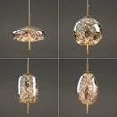 GobekUsa Crystal Chandelier with LED Light for Modern Kitchen Decor