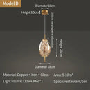 GobekUsa Crystal Chandelier with LED Light for Modern Kitchen Decor