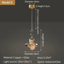 GobekUsa Crystal Chandelier with LED Light for Modern Kitchen Decor