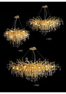 GobekUsa Crystal Chandelier with Raindrop Crystals
