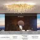 GobekUsa Crystal Chandelier with Raindrop Crystals