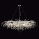GobekUsa Crystal Chandelier with Raindrop Crystals
