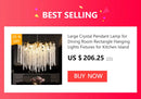 GobekUsa Crystal Chandelier with Raindrop Crystals