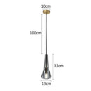 GobekUsa Crystal Copper Chandelier: Elegant American Design for Living Room, Bedroom, and Study