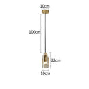 GobekUsa Crystal Copper Chandelier: Elegant American Design for Living Room, Bedroom, and Study