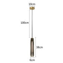 GobekUsa Crystal Copper Chandelier: Elegant American Design for Living Room, Bedroom, and Study