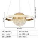 GobekUsa Crystal Copper Pendant Lights: Elegant Nordic Design for Luxury Dining and Bedroom Décor