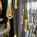 GobekUsa Crystal Drop Chandelier: Elegant Lighting for Home Decor, Living Room, Dining Room, Lobby
