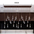 GobekUsa Crystal Drop Chandelier: Elegant Lighting for Home Decor, Living Room, Dining Room, Lobby