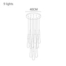 GobekUsa Crystal Drop Chandelier: Elegant Lighting for Home Decor, Living Room, Dining Room, Lobby