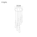 GobekUsa Crystal Drop Chandelier: Elegant Lighting for Home Decor, Living Room, Dining Room, Lobby