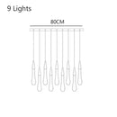 GobekUsa Crystal Drop Chandelier: Elegant Lighting for Home Decor, Living Room, Dining Room, Lobby