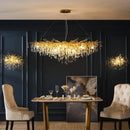 GobekUsa Crystal Drop Chandelier for Dining Living Room Bedroom Luxury Decor by Decorbites