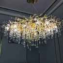 GobekUsa Crystal Drop Chandelier for Dining Living Room Bedroom Luxury Decor by Decorbites