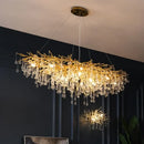 GobekUsa Crystal Drop Chandelier for Dining Living Room Bedroom Luxury Decor by Decorbites