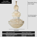 GobekUsa Crystal Duplex Decorative Luxury Lighting for Hotel Lobbies and Living Rooms