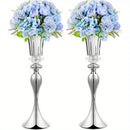 GobekUsa Crystal Flower Stand Set, 22" Tall Metal Vases