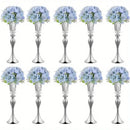 GobekUsa Crystal Flower Stand Set, 22" Tall Metal Vases