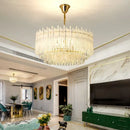 GobekUsa Crystal Glaze Ceiling Chandeliers: Nordic Luxury for Home Dining Room