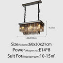 GobekUsa Crystal Gold Chandelier: Modern Living Room Bedroom Decor Lighting