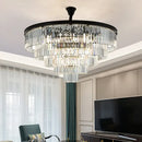 GobekUsa Crystal Gold Chandelier: Modern Living Room Bedroom Decor Lighting
