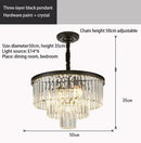 GobekUsa Crystal Gold Chandelier: Modern Living Room Bedroom Decor Lighting