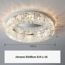 GobekUsa Crystal Gold Ceiling Light for Dining Room, LED Chandeliers Living Room Decoration