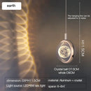 GobekUsa Crystal Jellyfish Chandelier: New Light Luxury Fawn Decorative Pendant