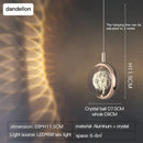 GobekUsa Crystal Jellyfish Chandelier: New Light Luxury Fawn Decorative Pendant