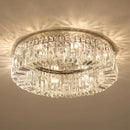 GobekUsa Crystal LED Ceiling Lights: Elegant Lighting Fixture for Living Room Bedroom Kitchen Decor